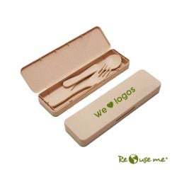 Accesorios Cocina | Set de Cubiertos Bone con logo | Regalos Corporativos Personalizados