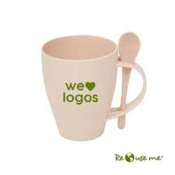 Tazas y Vasos Personalizados | Tazón de Fibra de trigo Marsh con logo | Regalos Corporativos Personalizados