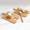 Accesorios Cocina | Set de Tablas de Bambú Puzzle con logo | Regalos Corporativos Personalizados