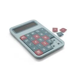 Escritorio y Oficina | Calculadora Dora 2 con logo | Regalos Corporativos Personalizados