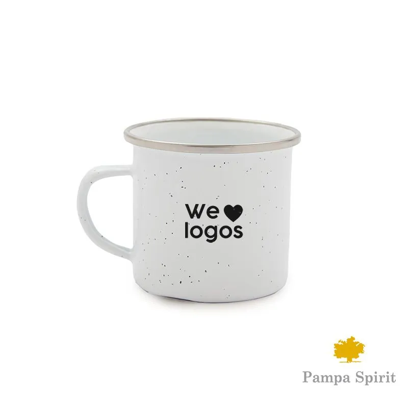 Tazas y Vasos Personalizados | Tazón esmaltado Campster con logo | Regalos Corporativos Personalizados